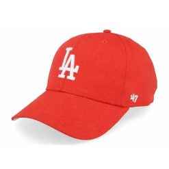 Czapka baseballowa Dodgers. Czarne czapki z daszkiem New Era, bez wzorów, z materiału, sportowe. Za 223.00 zł.