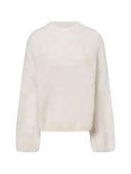 Marie Lund Sweter z dzianiny Kobiety Wełna biały, XL/XXL. Białe swetry Marie Lund, xl, bez wzorów, z dzianiny, eleganckie, bez ramiączek. Za 299.95 zł.