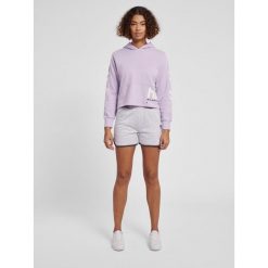 Damska bluza z kapturem crop Hummel LGC Yoko. Czerwone bluzy z kapturem Hummel, m, bez wzorów, z dresówki, z kapturem, na fitness i siłownię. Za 270.00 zł.
