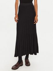 OUI Spódnica plisowana 89176 Czarny Regular Fit. Czarne spódnice Oui, bez wzorów, z syntetyku, plisowane. Za 629.99 zł.