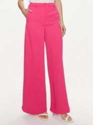 Silvian Heach Spodnie materiałowe Pallis GPP24002PA Różowy Wide Leg. Czerwone spodnie materiałowe Silvian Heach, bez wzorów, z materiału. Za 229.99 zł.