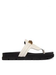 Guess Japonki FLJFRR LEA03 Biały. Białe japonki Guess, z aplikacjami, ze skóry. Za 549.99 zł.