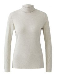 Oui Golf w kolorze beżowym rozmiar: 38. Brązowe swetry Oui, bez wzorów, bez ramiączek. Za 165.99 zł.