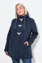 Damskie Kurtka softshell HYPRAR hydrofobowa podszewka z polaru kaptur. Niebieskie kurtki przejściowe sportowe Ulla Popken, plus size, bez wzorów, z elastanu, bez kaptura, trekkingowe. Za 479.99 zł.