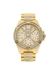 Guess Zegarek Frontier W1156L2 Złoty. Żółte, analogowe zegarki Guess, złote. Za 989.99 zł.