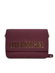 LOVE MOSCHINO Torebka JC4023PP1NKD0552 Bordowy. Czerwone listonoszki Love Moschino, bez wzorów, ze skóry, bez dodatków. Za 679.99 zł.