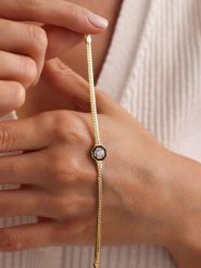 Heliophilia Pozłacana bransoletka rozmiar: onesize. Żółte bransoletki Heliophilia, pozłacane. Za 167.28 zł.