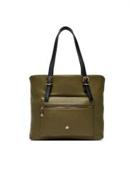Beverly Hills Polo Club Torebka CEO-BHPC-C-001-08 Khaki. Brązowe shopper bag Beverly Hills Polo Club, bez wzorów, z materiału, bez dodatków. Za 249.99 zł.