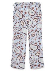 Vero Moda Spodnie w kolorze błękitno-brązowym rozmiar: S. Brązowe spodnie materiałowe Vero Moda, bez wzorów, z materiału, klasyczne. Za 79.77 zł.