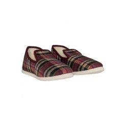 Kapcie Charentais Kariban Made in France. Czerwone kapcie KARIBAN, bez wzorów, z bawełny. Za 239.00 zł.