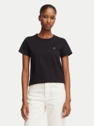 BOSS T-Shirt Eventsa13 50571248 Czarny Slim Fit. Czarne t-shirty Boss, s, bez wzorów, z bawełny, bez kołnierzyka, bez ramiączek. Za 349.99 zł.