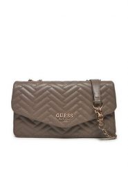 Guess Torebka HWQG95 08210 Brązowy. Brązowe torebki klasyczne Guess, z aplikacjami, ze skóry, bez dodatków. Za 319.99 zł.
