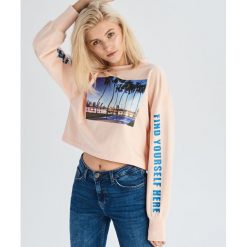 Bluza z fotograficznym nadrukiem - Różowy. Bluzy marki Sinsay. W wyprzedaży za 29.99 zł.