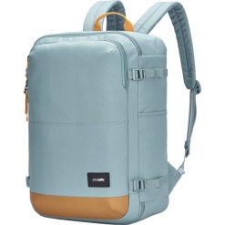 Plecak antykradzieżowy Pacsafe Go Carry-on Backpack 34 L - fresh mint. Niebieskie plecaki Pacsafe, bez wzorów, bez dodatków. Za 571.99 zł.