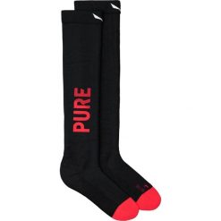 Skarpetki damskie Salewa Sella Pure. Czarne skarpetki Salewa, bez wzorów, z materiału. Za 176.00 zł.