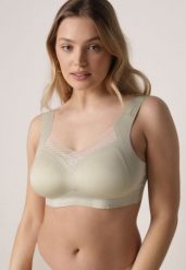 Szary Biustonosz Sportowy z Siateczką i Usztywnionymi Miseczkami Zerirae. Szare biustonosze sportowe Born2be, bez wzorów, z dresówki, na fitness i siłownię. Za 29.99 zł.