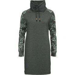 LOAP Ebnera sukienka/bluza damska, zielona, L. Zielone bluzy bez kaptura YOA, l, bez wzorów, z bawełny, bez kaptura. Za 236.99 zł.