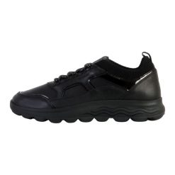 Buty GEOX D SPHERICA Czarny. Czarne buty treningowe Geox, bez wzorów, bez zapięcia. Za 349.99 zł.