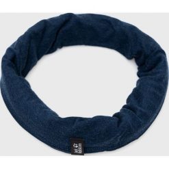 Jack Wolfskin komin kolor granatowy gładki. Niebieskie szaliki i kominy Jack Wolfskin, bez wzorów, z materiału. Za 139.99 zł.