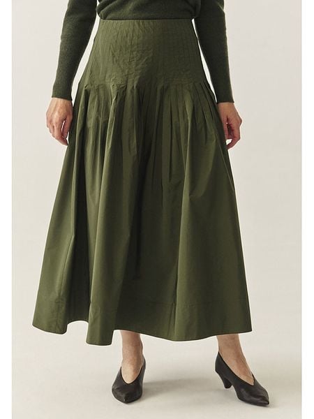 TATUUM Spódnica "Pliska" w kolorze khaki rozmiar: 40. Brązowe spódnice Tatuum, bez wzorów, maxi. Za 188.85 zł.