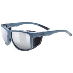 Okulary sportowe Uvex Sportstyle 312. Niebieskie okulary przeciwsłoneczne UVEX, bez wzorów. Za 272.99 zł.