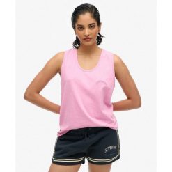 Kamizelka Essential Logo Gd. Czerwone bielizna termoaktywna damska Superdry, bez wzorów, z bawełny, bez ramiączek. Za 106.35 zł.