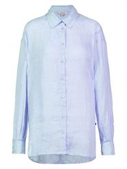 Herrlicher Lniana koszula w kolorze błękitnym rozmiar: XS. Niebieskie koszule Herrlicher, xs, bez wzorów, ze lnu, bez kołnierzyka, bez ramiączek. Za 208.99 zł.