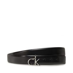 Pasek Calvin Klein. Czarne paski Calvin Klein, bez wzorów. Za 119.99 zł.