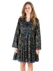 Isla Bonita by SIGRIS Sukienka w kolorze czarnym rozmiar: S. Czarne sukienki Isla Bonita by SIGRIS, s, bez wzorów, z bawełny, bez kołnierzyka, bez ramiączek, midi. Za 127.65 zł.