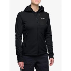 Bluza polarowa damska Vaude Monviso Fleece Jacket III. Czarne bluzy bez kaptura Vaude, bez wzorów, z polaru, bez kaptura, trekkingowe. Za 362.19 zł.