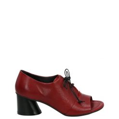 SANDAŁY Z CHOLEWKĄ 4565 WEST ROSSO. Sandały Venezia, bez wzorów, ze skóry, bez obcasa, bez zapięcia. Za 279.00 zł.