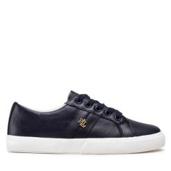 Tenisówki LAUREN RALPH LAUREN. Niebieskie trampki Lauren Ralph Lauren, bez wzorów, bez zapięcia. Za 469.99 zł.
