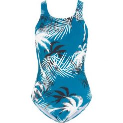 Kostium kąpielowy shape Level 1 bonprix niebieskozielono-kremowy wzorzysty. Bielizna modelująca marki bonprix. Za 109.99 zł.