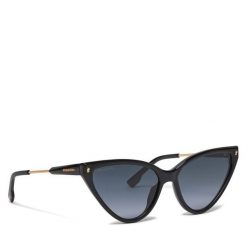 Okulary przeciwsłoneczne Dsquared2. Czarne okulary przeciwsłoneczne Dsquared2, bez wzorów. Za 1,439.00 zł.