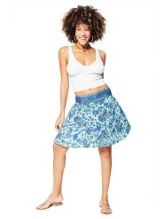 Aller Simplement Spódnica w kolorze turkusowo-niebieskim rozmiar: 34-40. Niebieskie spódnice Aller Simplement, bez wzorów, mini. Za 43.99 zł.