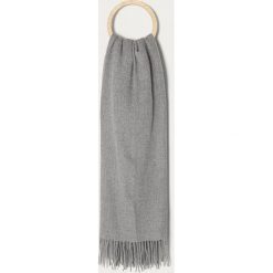 Pieces - Szalik. Czarne szaliki i kominy Pieces, bez wzorów, z dzianiny. Za 79.99 zł.
