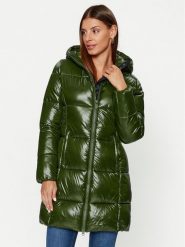 Save The Duck Płaszcz zimowy Ines D45650W LUCK17 Zielony Regular Fit. Zielone kurtki Save the duck, na zimę, bez wzorów, z syntetyku, bez kaptura. Za 1,049.00 zł.