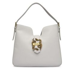 Torebka Just Cavalli. Szare torebki klasyczne Just Cavalli, bez wzorów, klasyczne, bez dodatków. Za 799.99 zł.