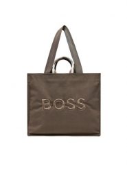 BOSS Torebka Deva 50536557 Brązowy. Brązowe torebki klasyczne Boss, bez wzorów, z materiału, bez dodatków. Za 479.99 zł.