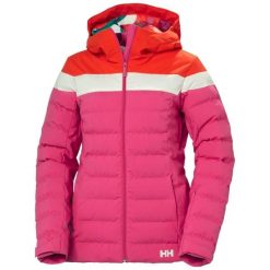 Kurtka Narciarska Helly Hansen W Imperial Puffy Jacket Różowa. Czerwone kurtki narciarskie Helly Hansen, na zimę, bez wzorów, z puchu, bez kaptura, narciarskie. W wyprzedaży za 1,019.00 zł.