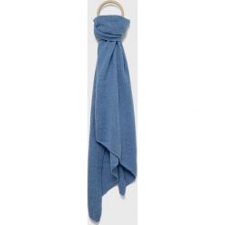 Pieces szalik damski melanżowy. Niebieskie szaliki i kominy Pieces, bez wzorów. W wyprzedaży za 43.99 zł.
