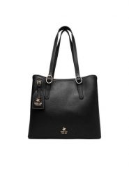 Beverly Hills Polo Club Torebka EO-BHPC-C-010-09 Czarny. Czarne shopper bag Beverly Hills Polo Club, bez wzorów, z materiału, bez dodatków. Za 299.99 zł.