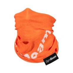Komin na szyję antybakteryjny pomarańczowy. Brązowe szaliki i kominy GYMBEAM, bez wzorów, z materiału, sportowe. Za 34.90 zł.