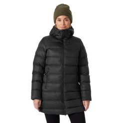 Kurtka uniwersalna damska Helly Hansen W Active Puffy Parka. Czarne płaszcze Helly Hansen, m, bez wzorów, z syntetyku, sportowe, z kapturem. W wyprzedaży za 918.35 zł.