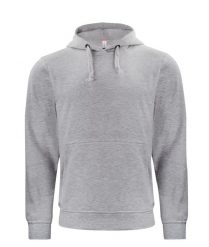Clique Basic Hoody bluza z kapturem unisex szary melanż – grey melange. Szare bluzy CLIQUE, xl, bez wzorów, z bawełny, z kapturem. Za 174.92 zł.