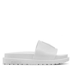 Klapki Big Star Shoes. Białe klapki BIG STAR SHOES, bez wzorów, retro, bez obcasa, bez zapięcia. Za 79.99 zł.