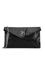 Eva Minge Torebka TYL00524-C Czarny. Czarne listonoszki Eva Minge, bez wzorów, z tworzywa sztucznego, bez dodatków. Za 279.99 zł.