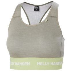 Biustonosz dla kobiet Helly Hansen Lifa Merino Midweight. Szare biustonosze sportowe Helly Hansen, bez wzorów. Za 284.00 zł.