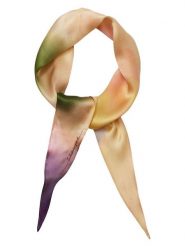 Becksöndergaard Jedwabna chusta "Marble Diamond" w kolorze jasnoróżowo-zielonym - 117 x 22 cm rozmiar: onesize. Różowe chusty Becksöndergaard, bez wzorów, z jedwabiu. Za 78.66 zł.