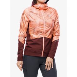 Kurtka softshell damska Ziener Nakima. Czerwone kurtki przejściowe sportowe Ziener, xs, bez wzorów, z softshellu, bez kaptura, trekkingowe. Za 445.99 zł.